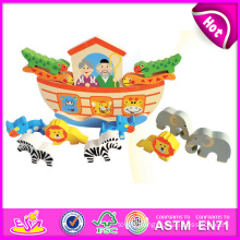 2014 New Design Wooden Block Set Balance Children Toy Set, Educational Children Toy Game, Animal Toy Children Toy W11f041